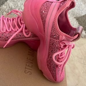 Steve Madden Sneakers rhinestone pink